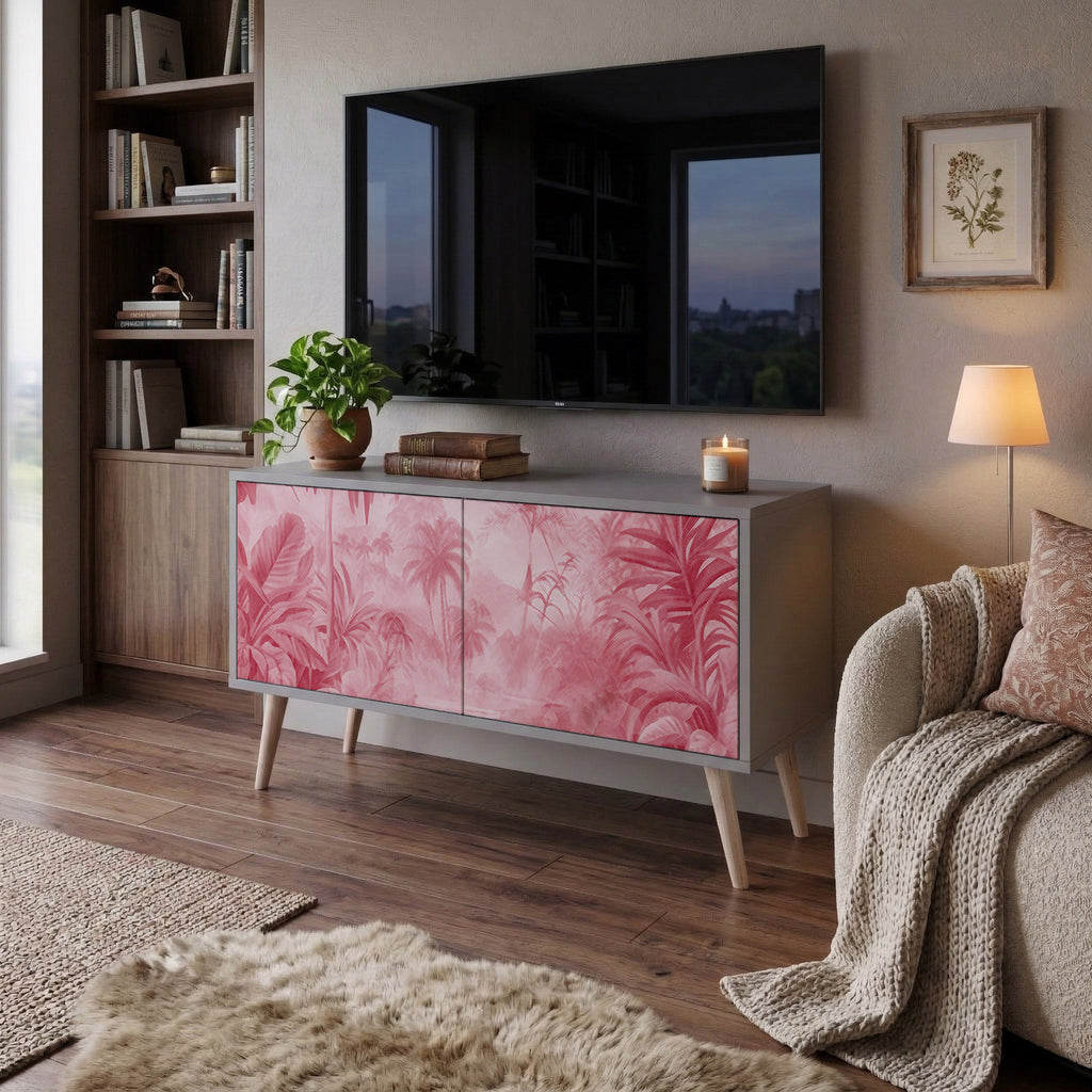 SWEET TROPICS Compact 2-Door TV Cabinet