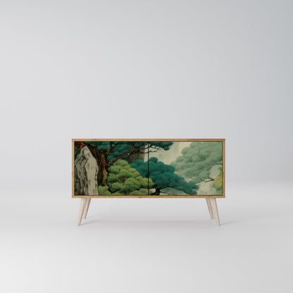 VERDURE ABYSS Compact 2-Door TV Cabinet