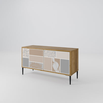 TROPICAL SHAPES Compact 2-Door TV Cabinet
