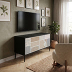 TROPICAL SHAPES Compact 2-Door TV Cabinet