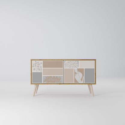 TROPICAL SHAPES Compact 2-Door TV Cabinet