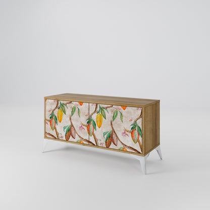 COCOA FRUITS Compact 2-Door TV Cabinet