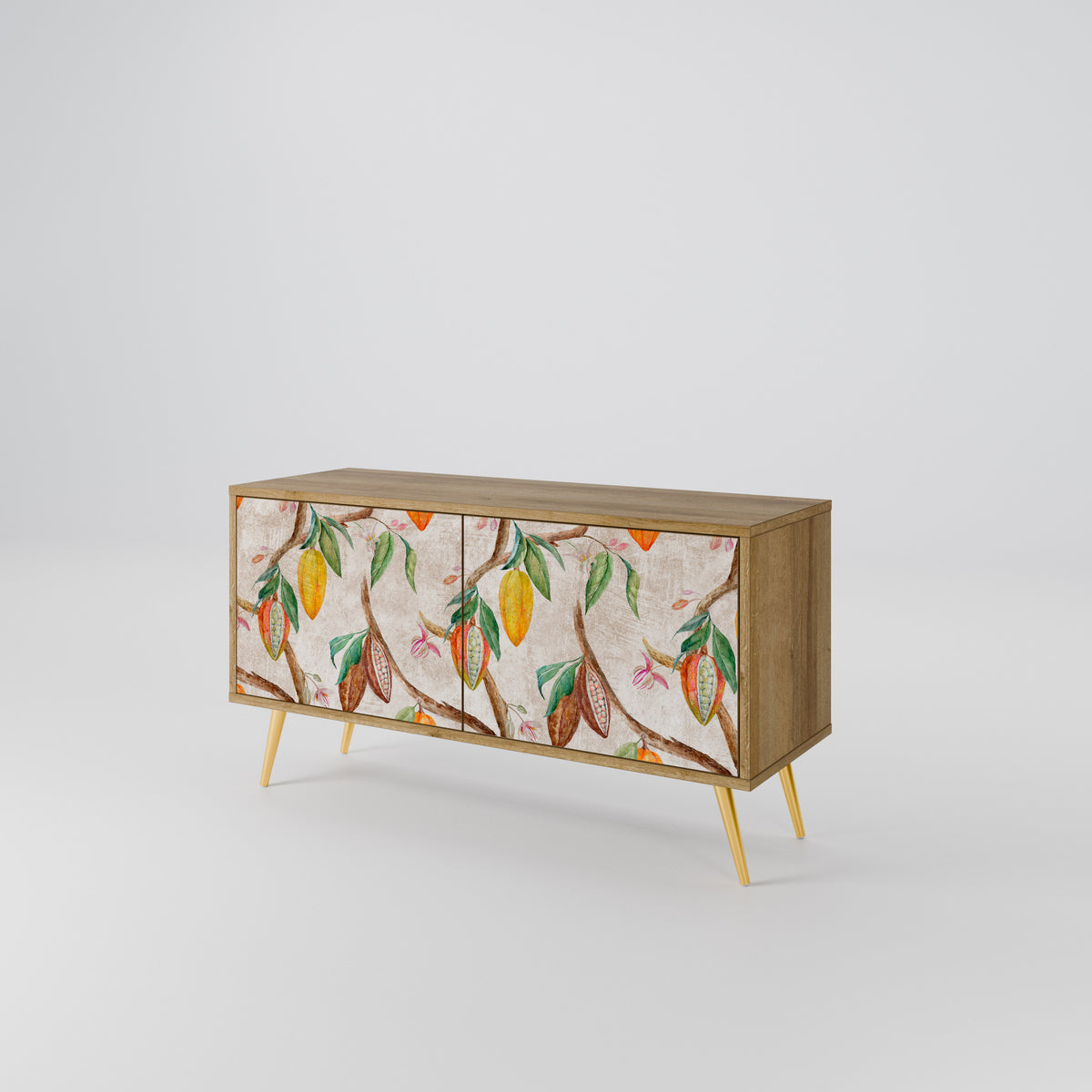 COCOA FRUITS Compact 2-Door TV Cabinet