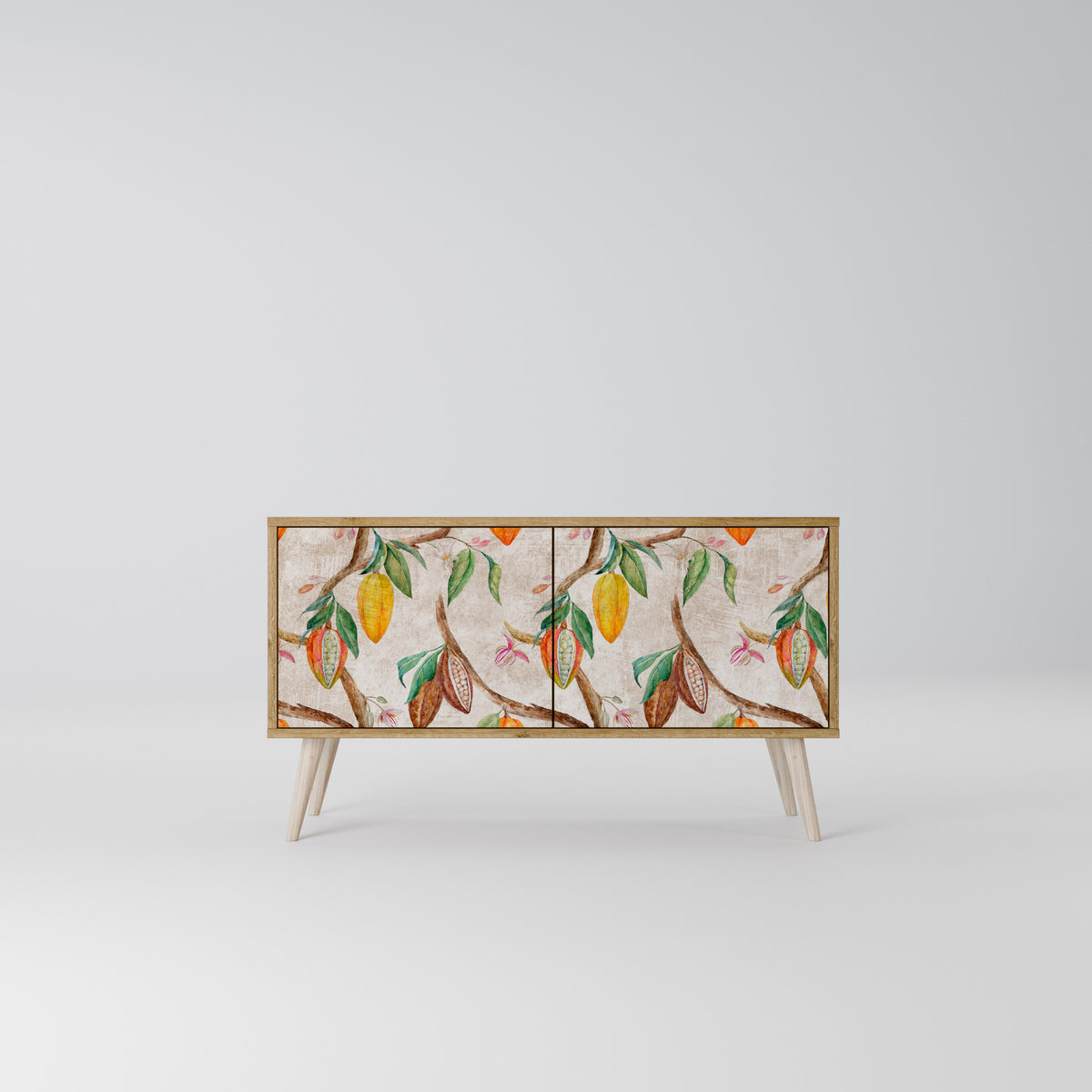 COCOA FRUITS Compact 2-Door TV Cabinet