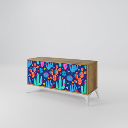 CACTUS VIBES Compact 2-Door TV Cabinet