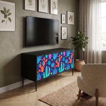 CACTUS VIBES Compact 2-Door TV Cabinet