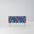 CACTUS VIBES Compact 2-Door TV Cabinet