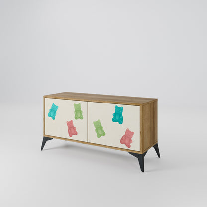 GUMMY BEARS Compact 2-Door TV Cabinet