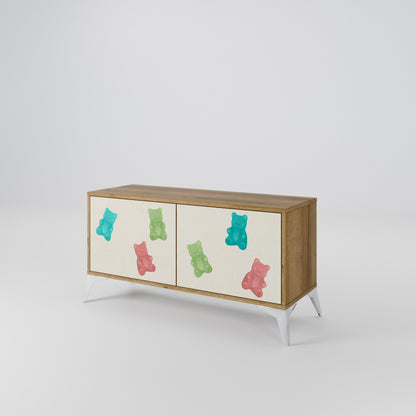 GUMMY BEARS Compact 2-Door TV Cabinet