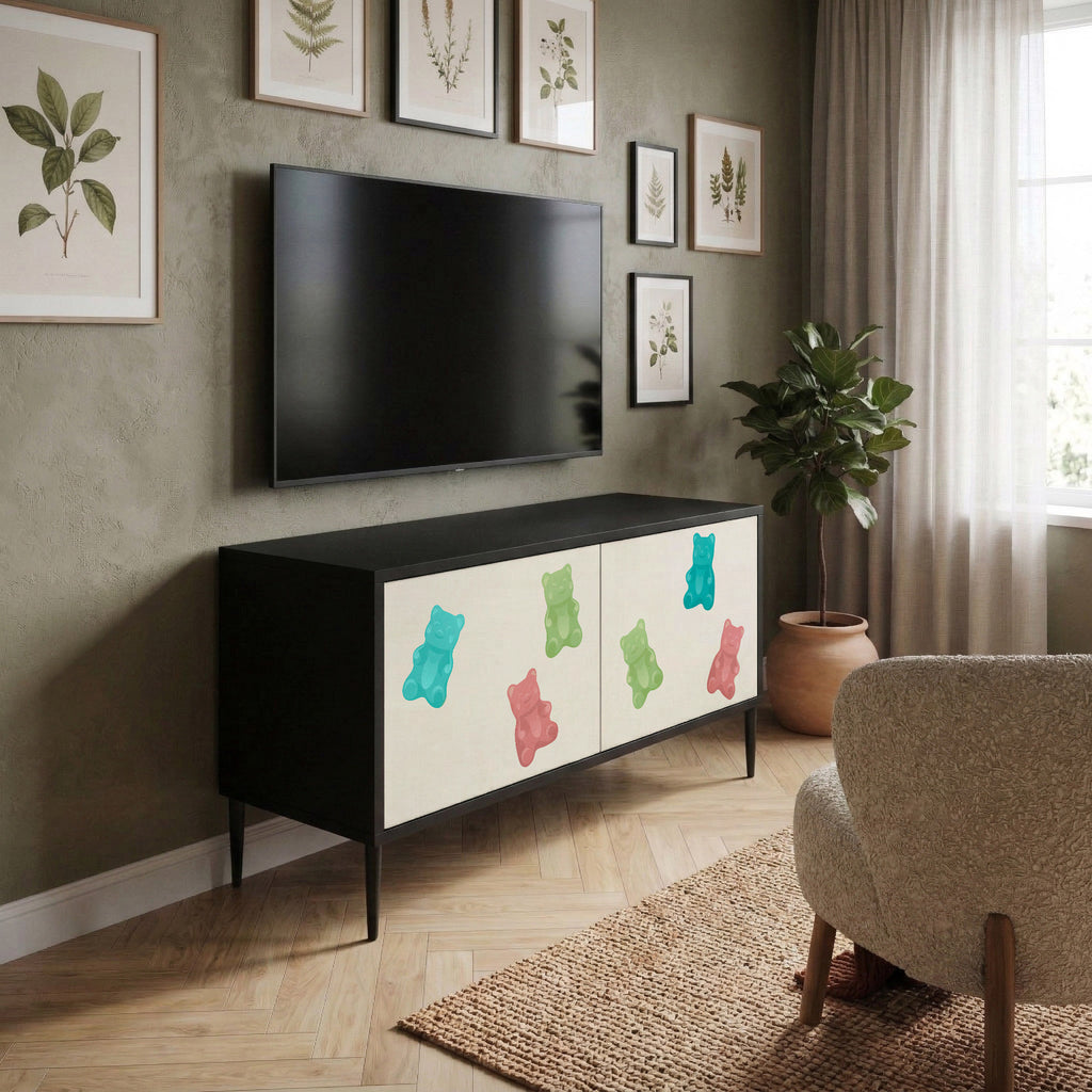 GUMMY BEARS Compact 2-Door TV Cabinet