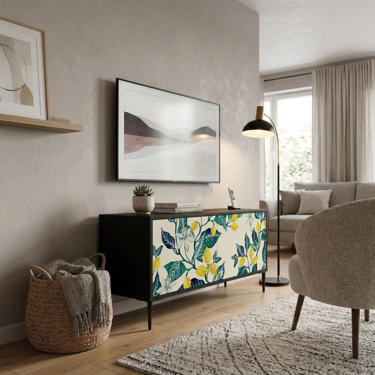 LEMON TREE Compact 2-Door TV Cabinet
