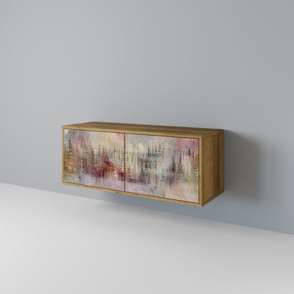 VEILED SUMMIT Compact 2-Door TV Cabinet