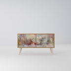 VEILED SUMMIT Compact 2-Door TV Cabinet