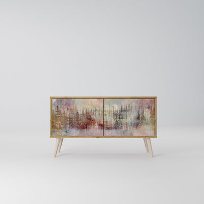 VEILED SUMMIT Compact 2-Door TV Cabinet