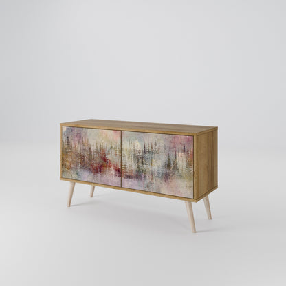 VEILED SUMMIT Compact 2-Door TV Cabinet