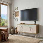DELICATE BEAUTY Compact 2-Door TV Cabinet