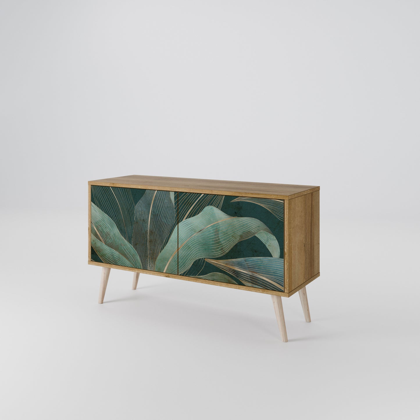 ROYAL GREEN Compact 2-Door TV Cabinet