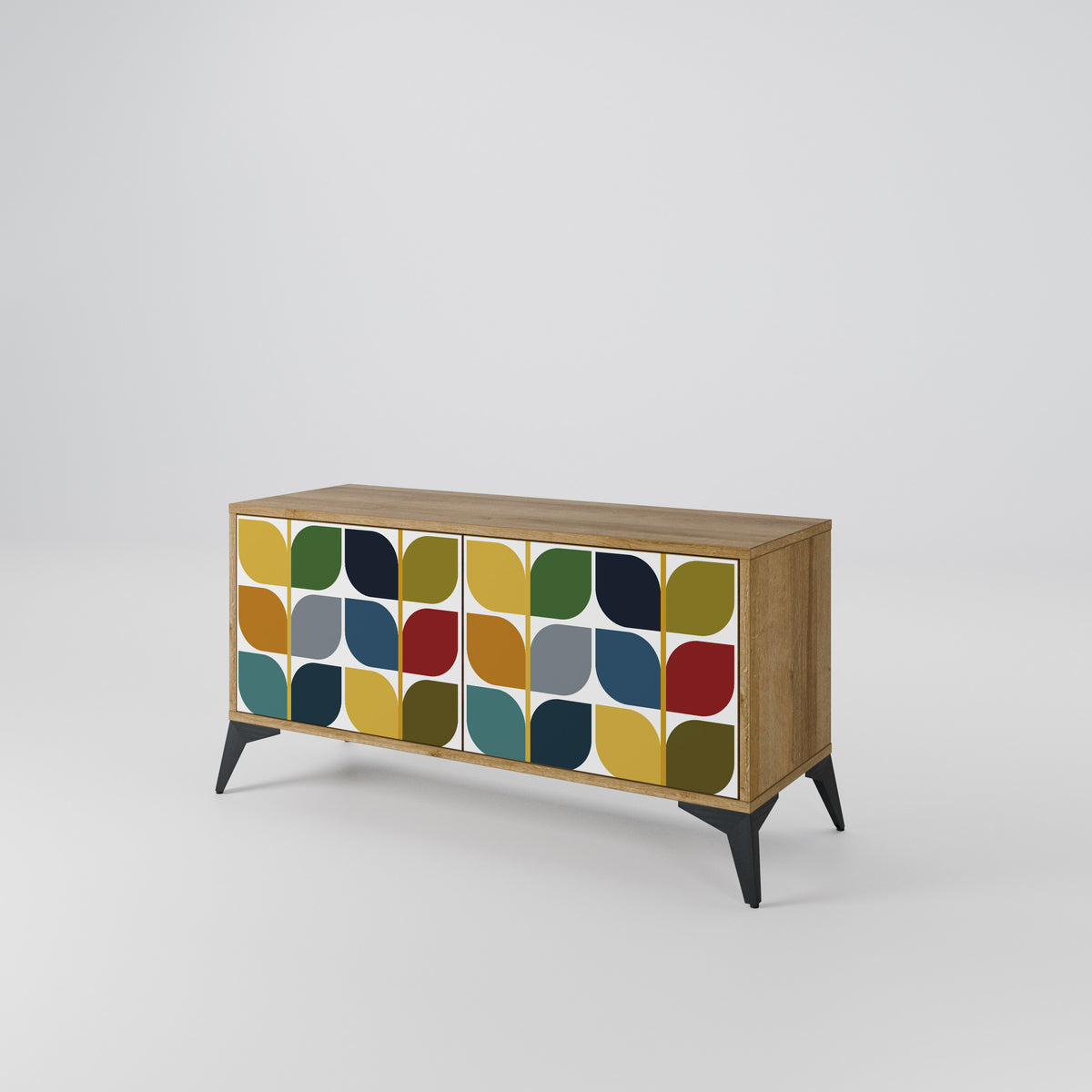 WEIGHTLESS HOURS Compact 2-Door TV Cabinet