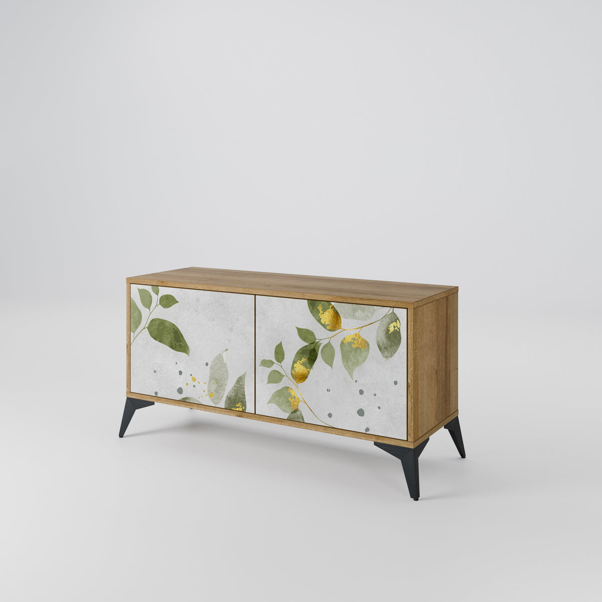 ELEGANT BOTANICS Compact 2-Door TV Cabinet