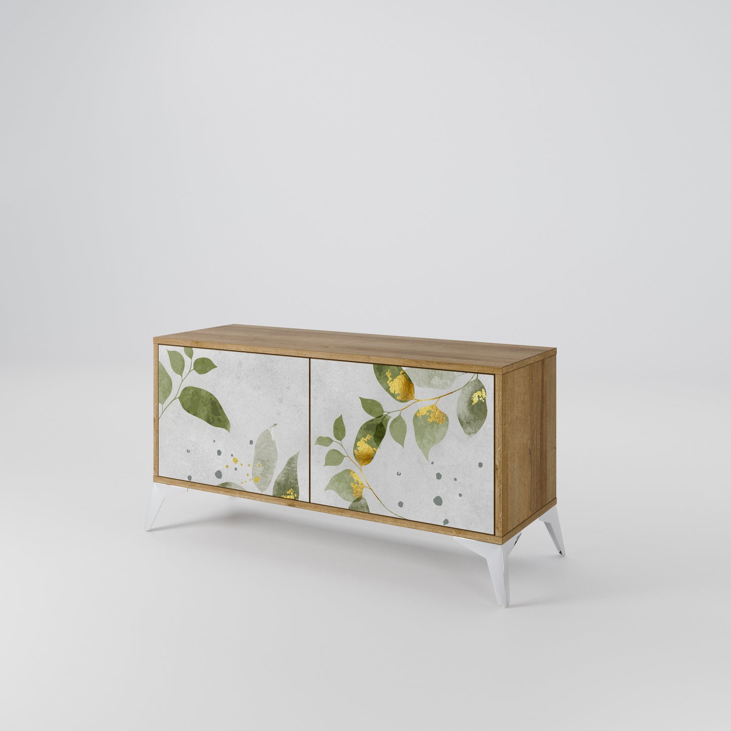ELEGANT BOTANICS Compact 2-Door TV Cabinet