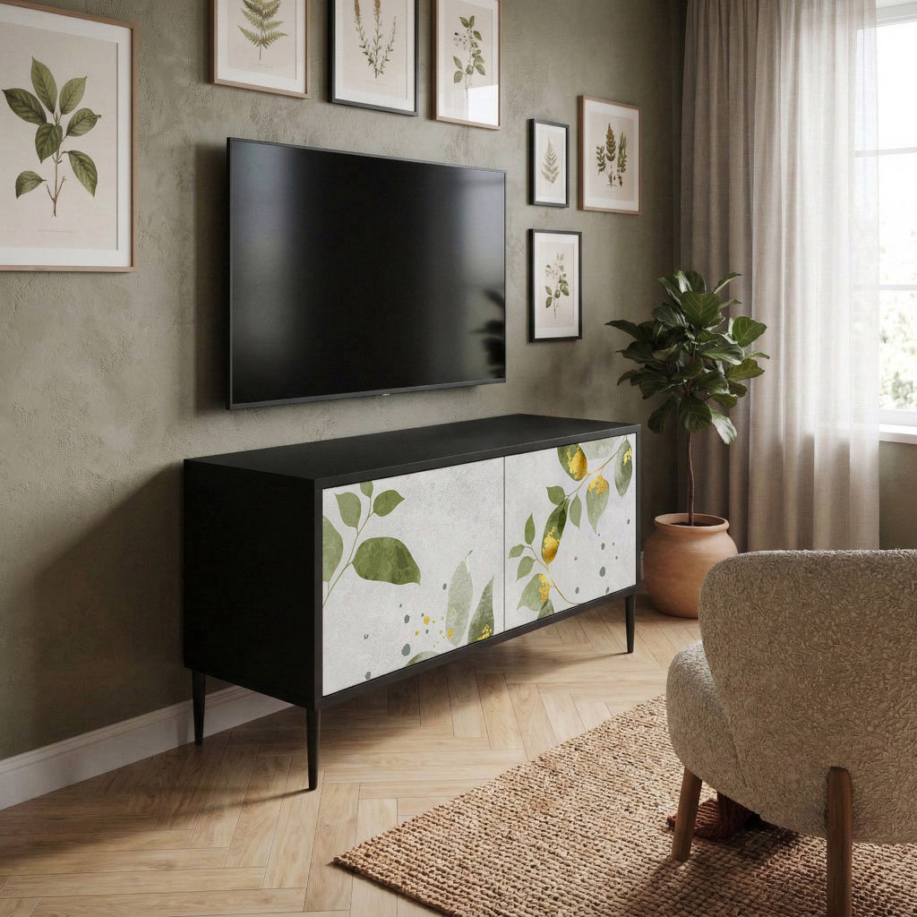ELEGANT BOTANICS Compact 2-Door TV Cabinet