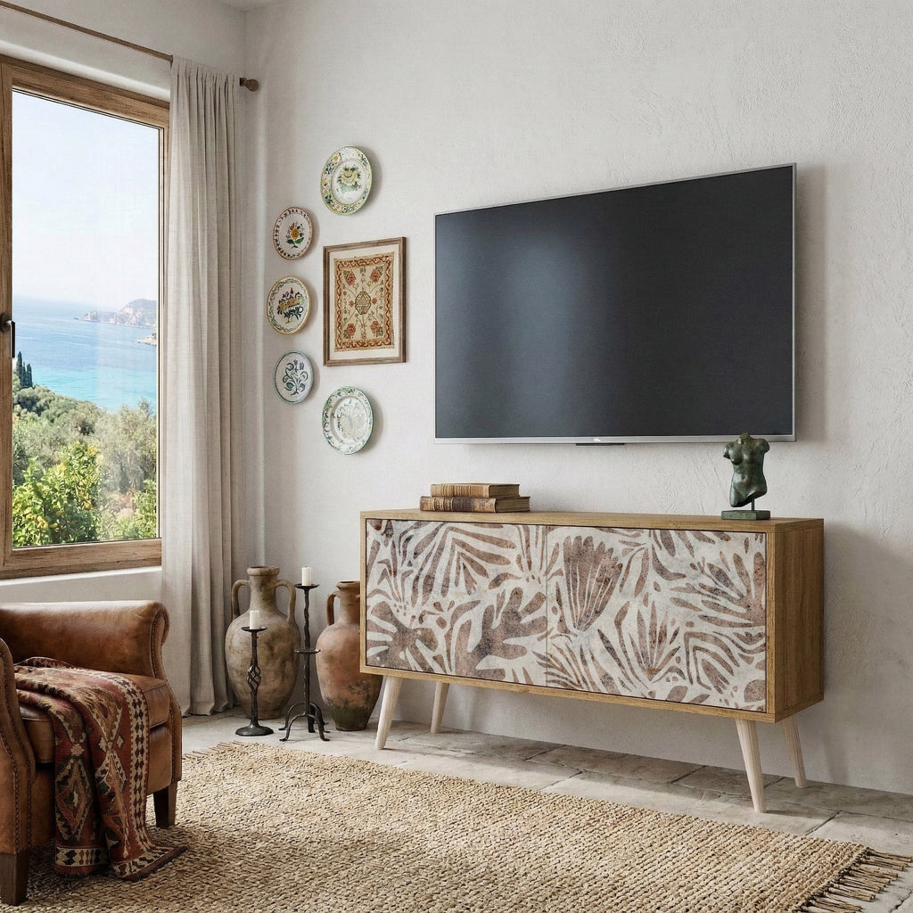 PASSING TIME Compact 2-Door TV Cabinet