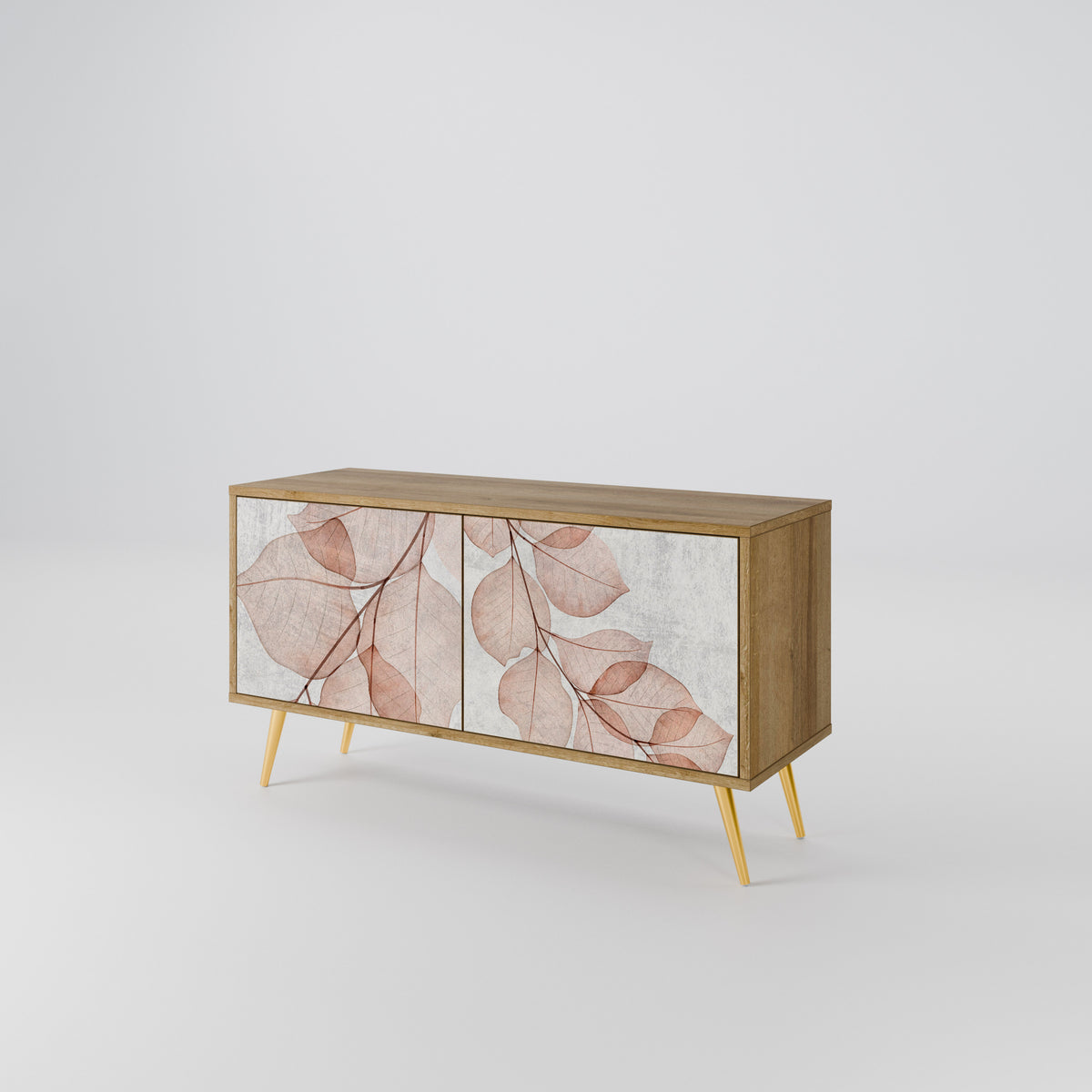 AUTUMN FRAGILITY Compact 2-Door TV Cabinet