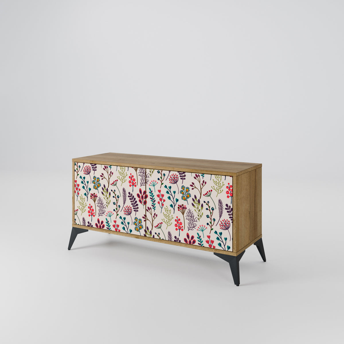AUTUMN SUNDRIES Compact 2-Door TV Cabinet