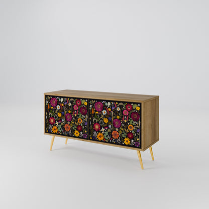 MIDNIGHT GARDEN Compact 2-Door TV Cabinet