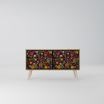 MIDNIGHT GARDEN Compact 2-Door TV Cabinet
