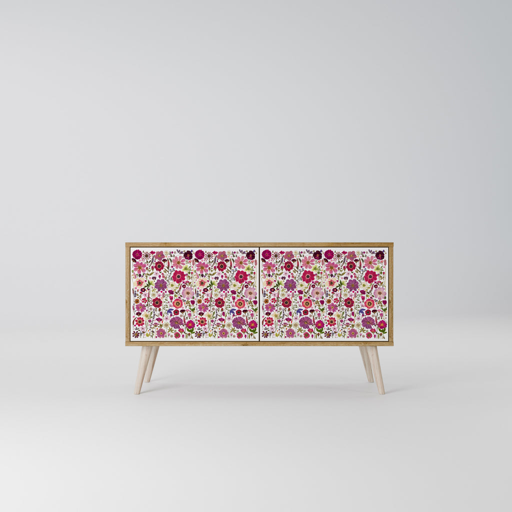 PETAL GARDEN Compact 2-Door TV Cabinet