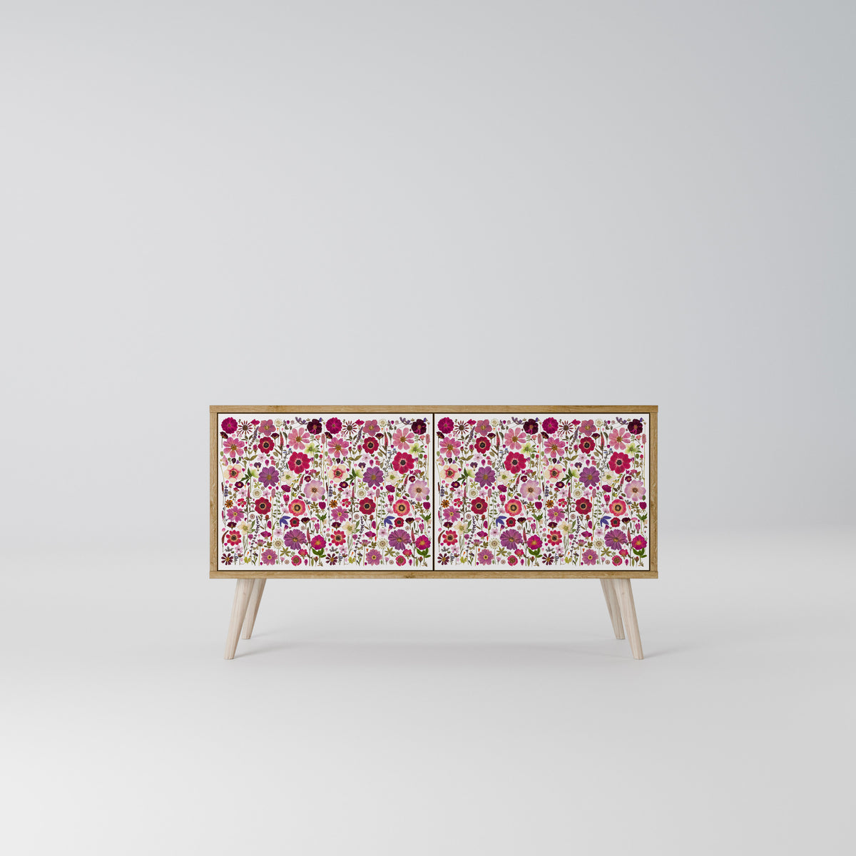 PETAL GARDEN Compact 2-Door TV Cabinet