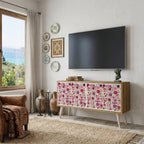PETAL GARDEN Compact 2-Door TV Cabinet