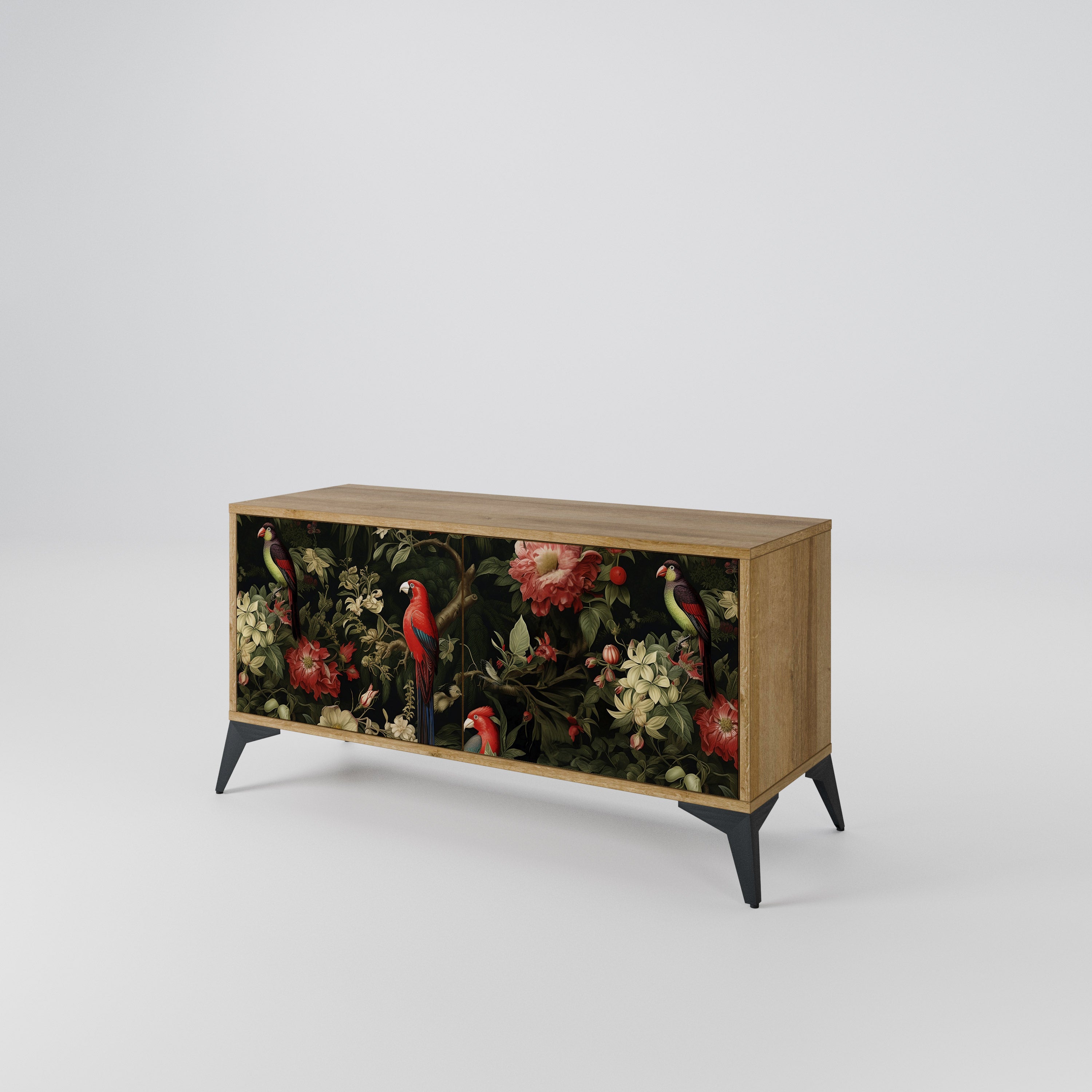FLORAL FANTASIA Compact 2-Door TV Cabinet