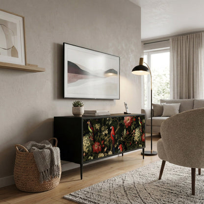 FLORAL FANTASIA Compact 2-Door TV Cabinet