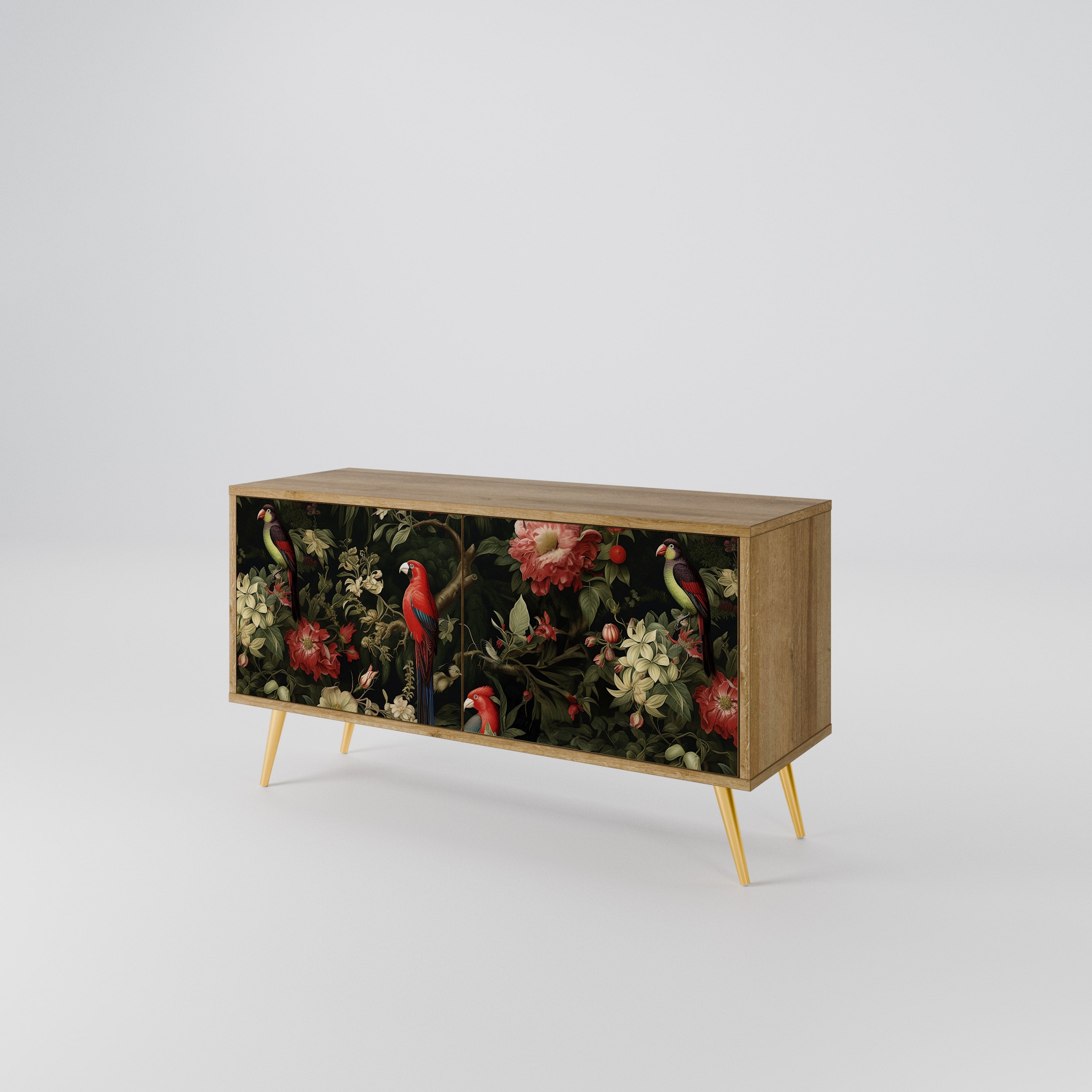 FLORAL FANTASIA Compact 2-Door TV Cabinet