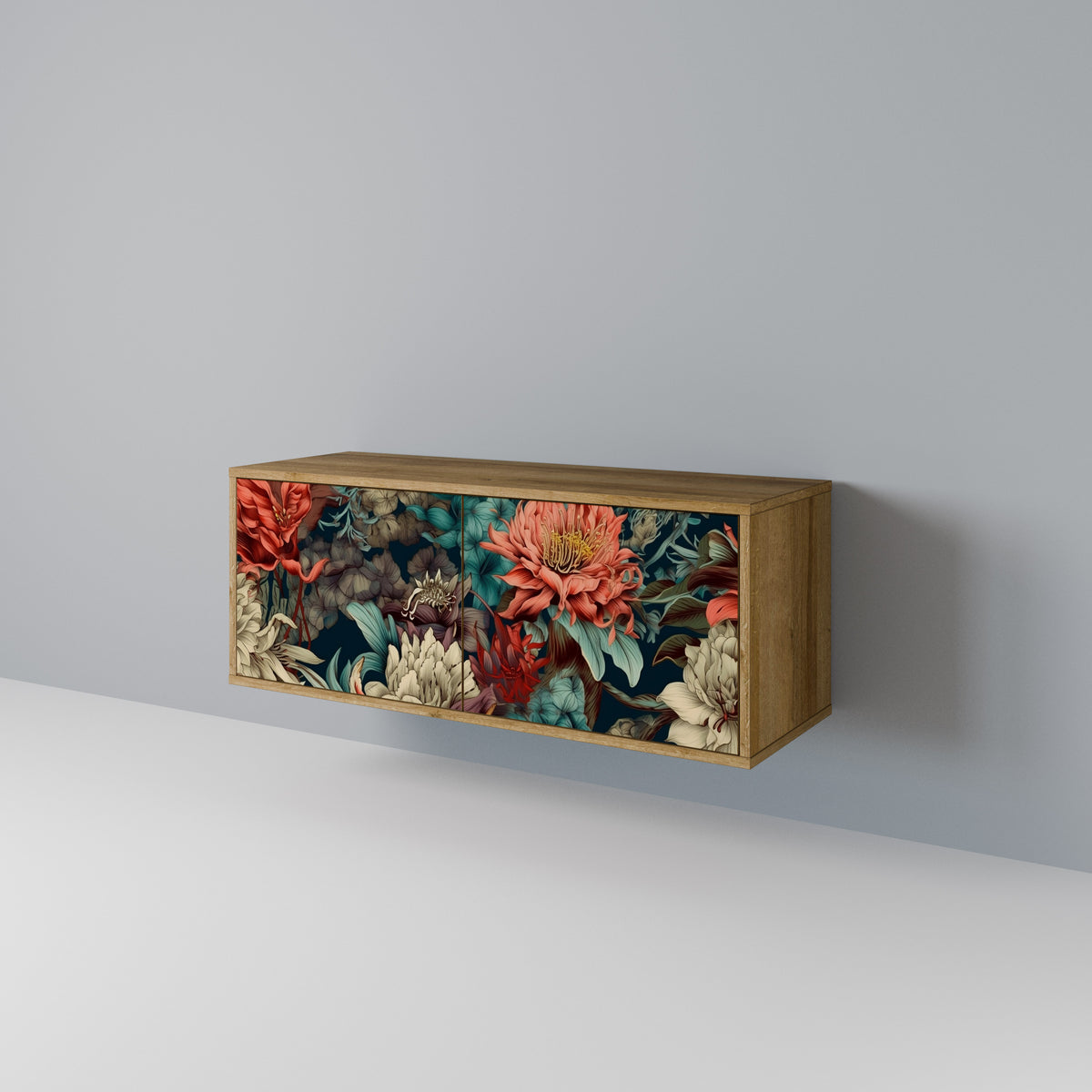 SPROUTING GRACE Compact 2-Door TV Cabinet