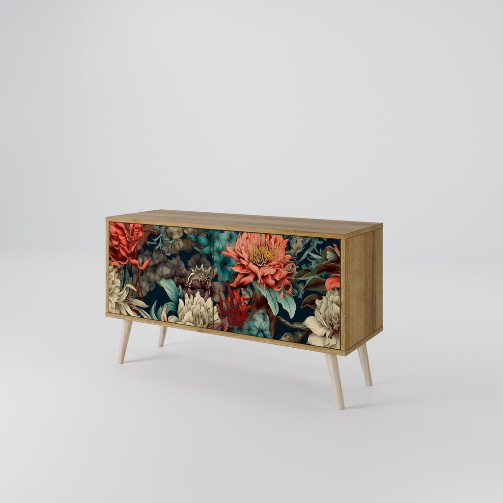 SPROUTING GRACE Compact 2-Door TV Cabinet