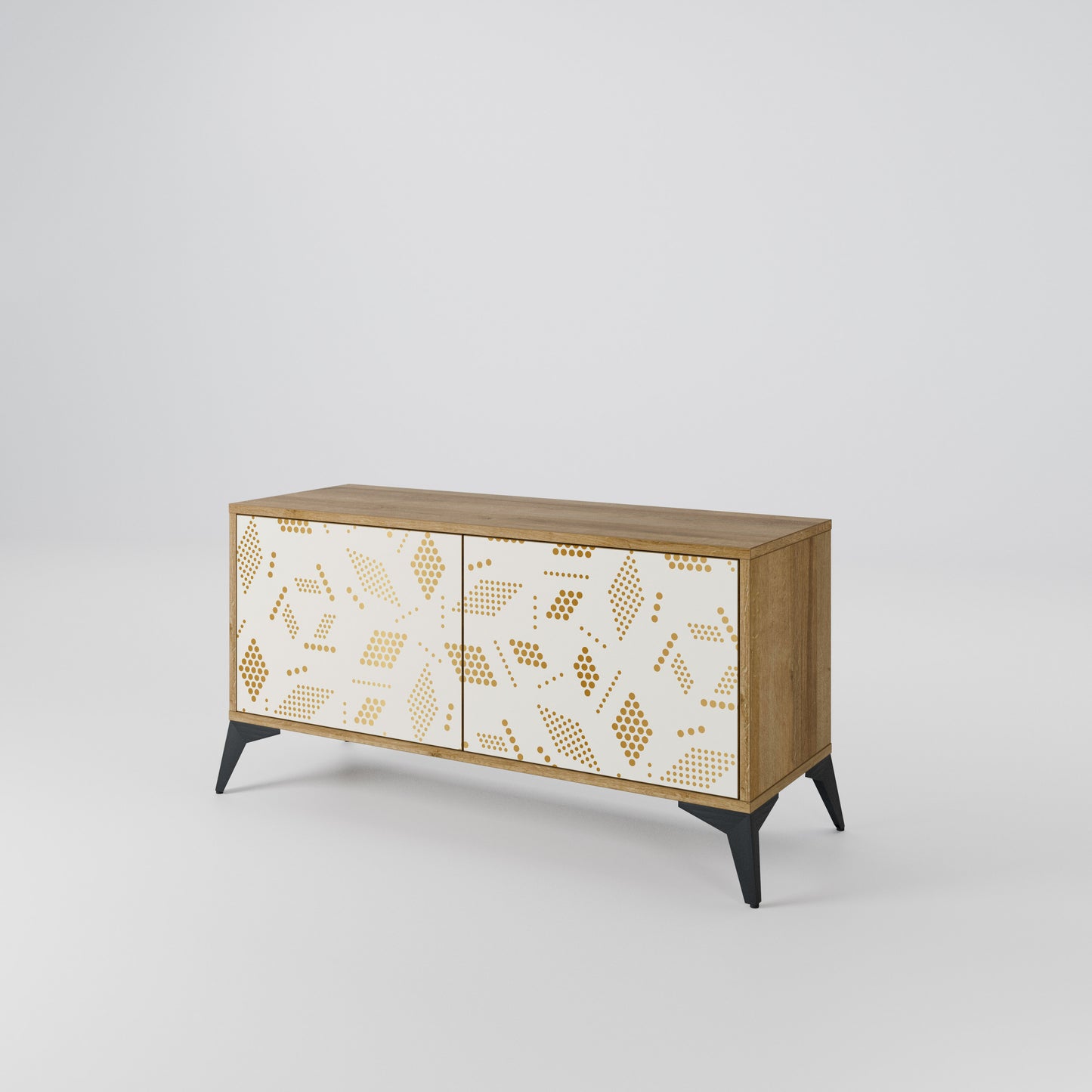 SPOTTED DAZE Compact 2-Door TV Cabinet