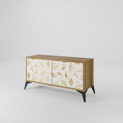 SPOTTED DAZE Compact 2-Door TV Cabinet