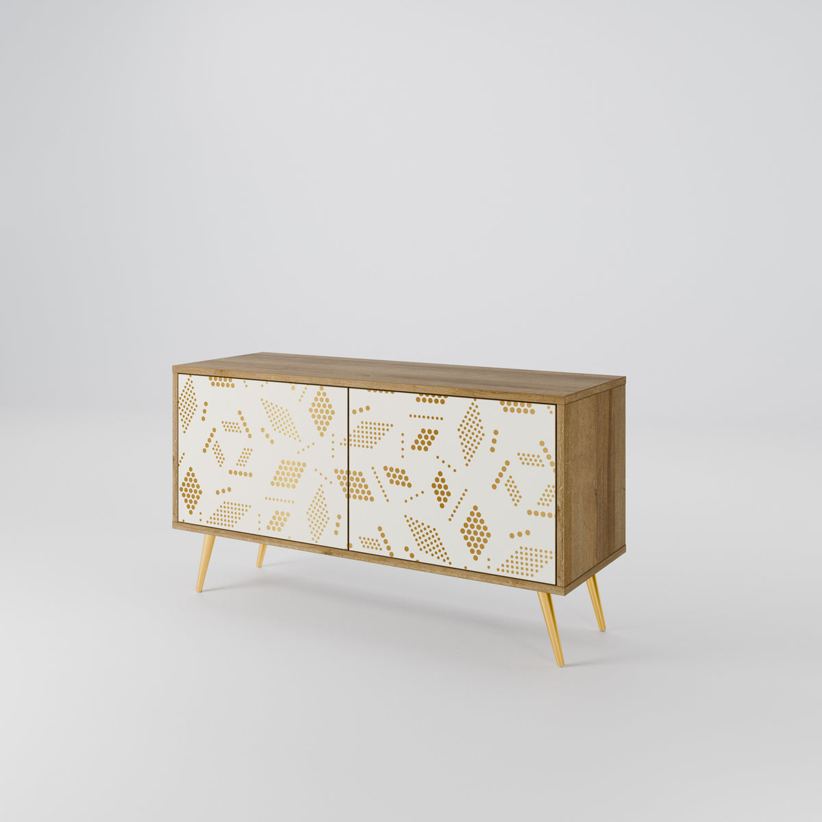 SPOTTED DAZE Compact 2-Door TV Cabinet