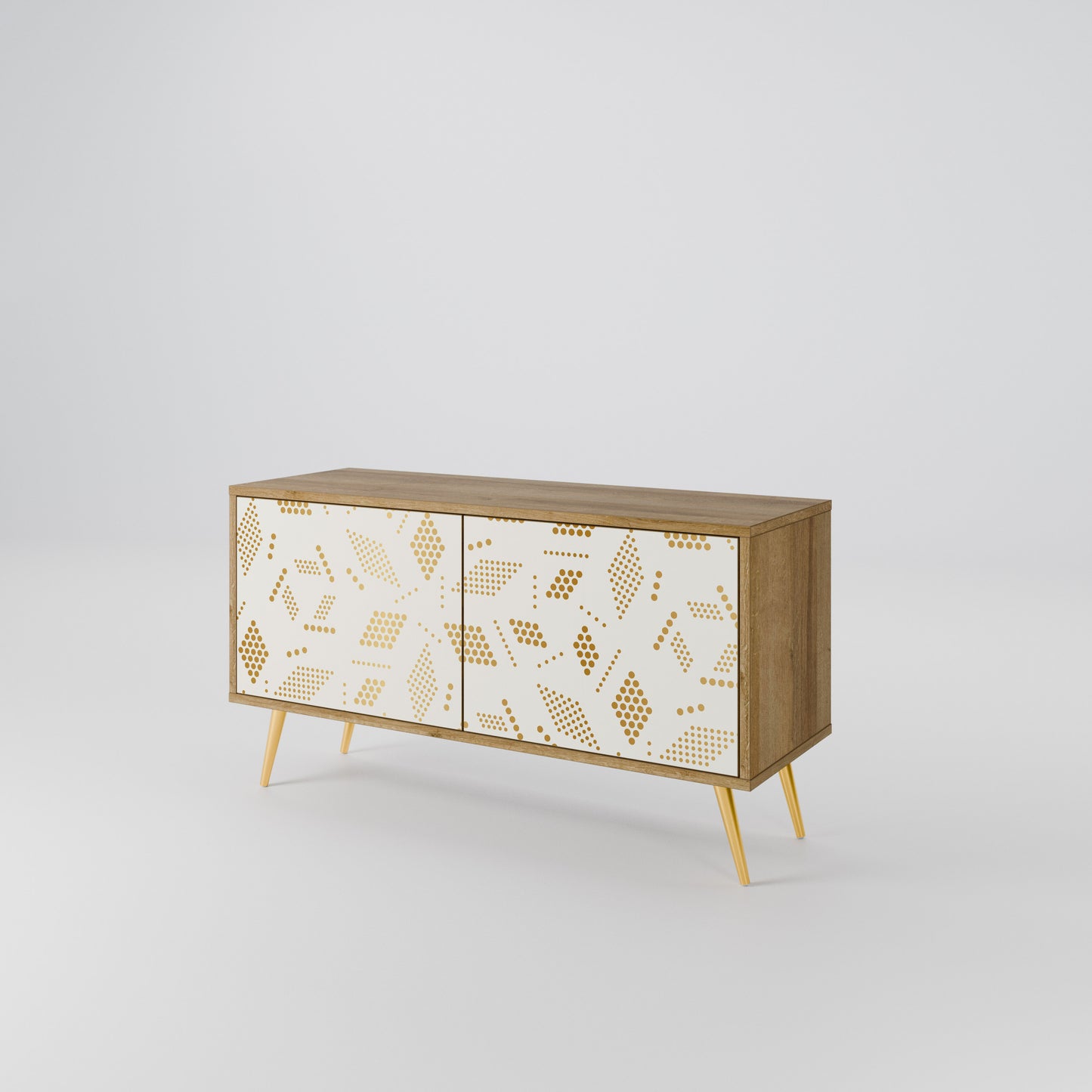 SPOTTED DAZE Compact 2-Door TV Cabinet