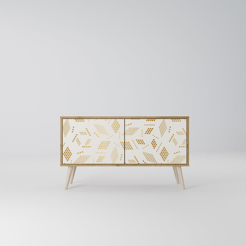 SPOTTED DAZE Compact 2-Door TV Cabinet