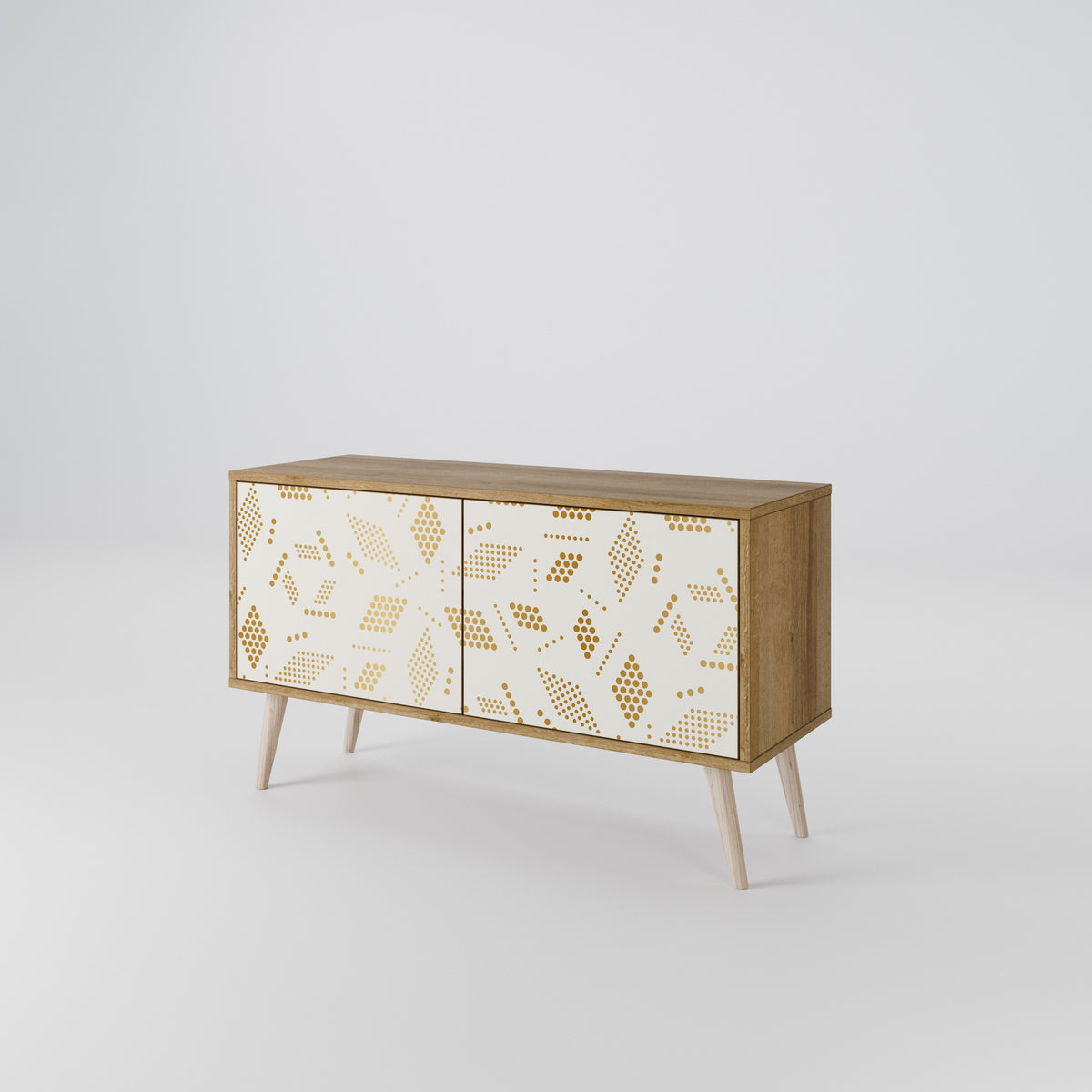 SPOTTED DAZE Compact 2-Door TV Cabinet