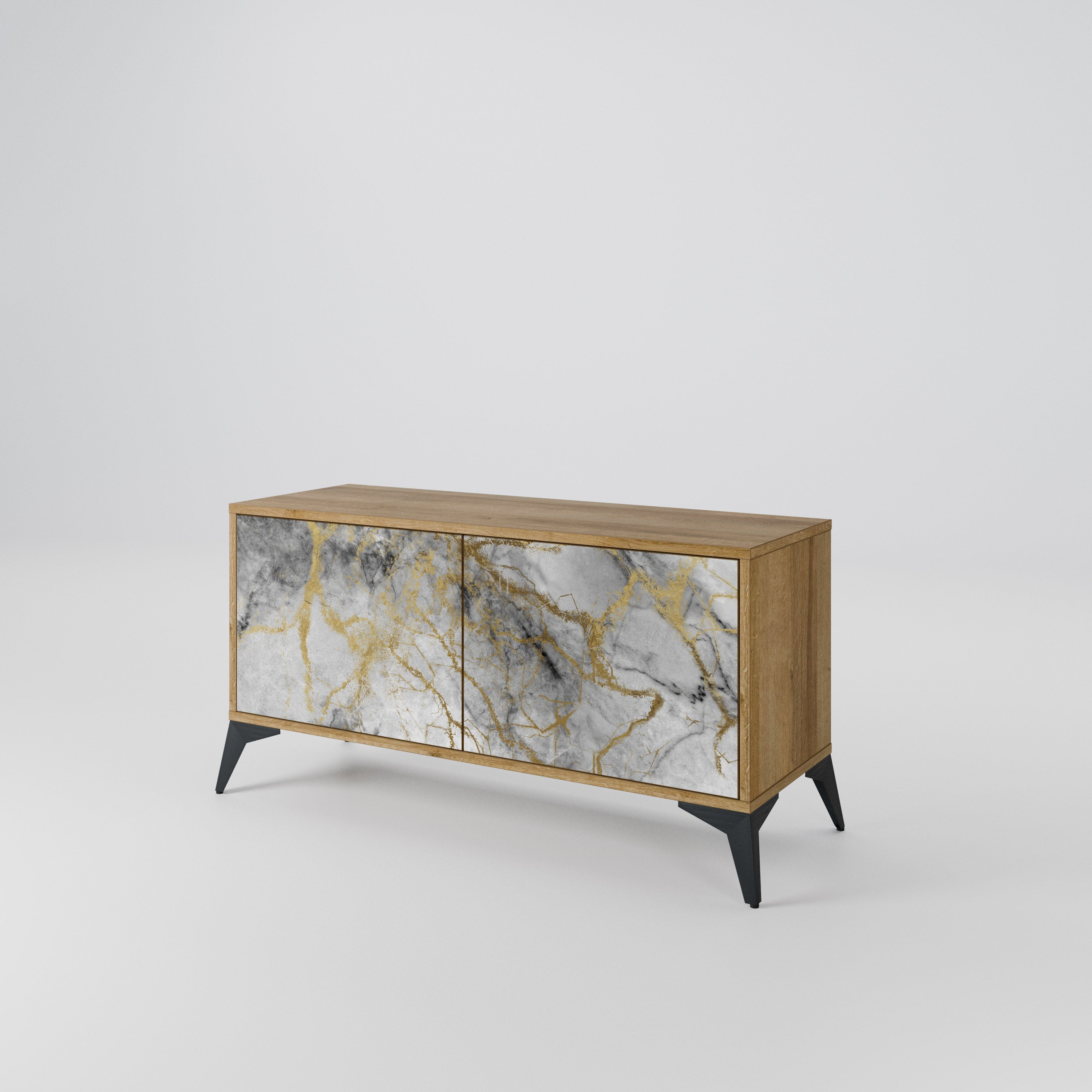 TIMELESS GLIDE Compact 2-Door TV Cabinet