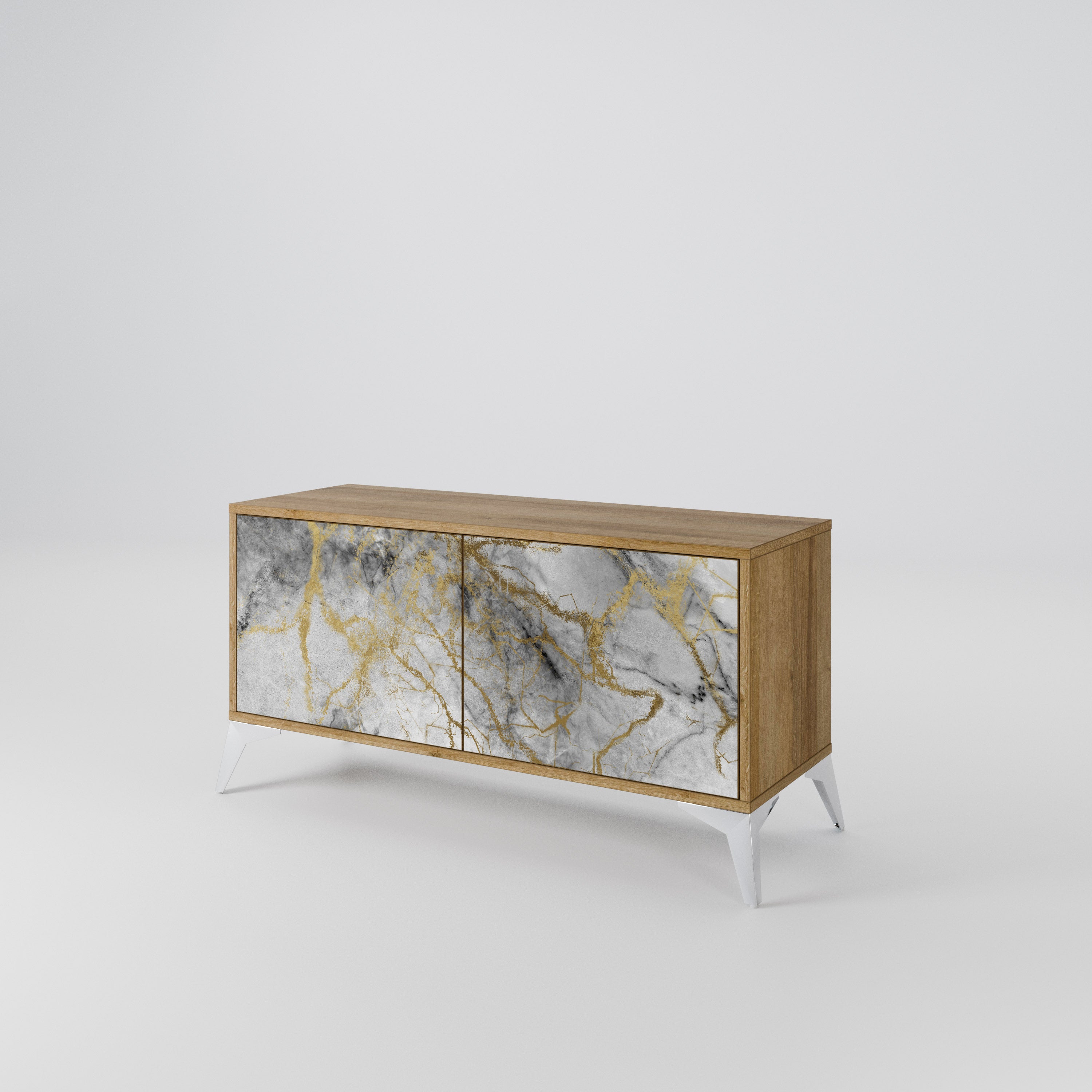 TIMELESS GLIDE Compact 2-Door TV Cabinet