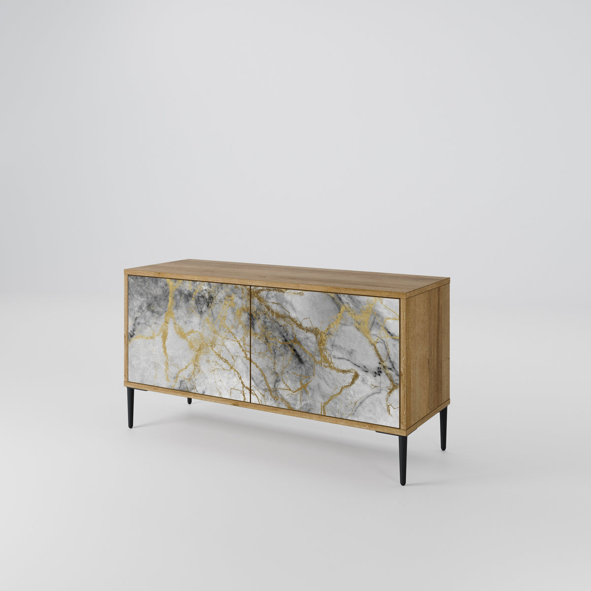 TIMELESS GLIDE Compact 2-Door TV Cabinet