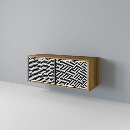 TEMPORARY SEQUENCE Compact 2-Door TV Cabinet