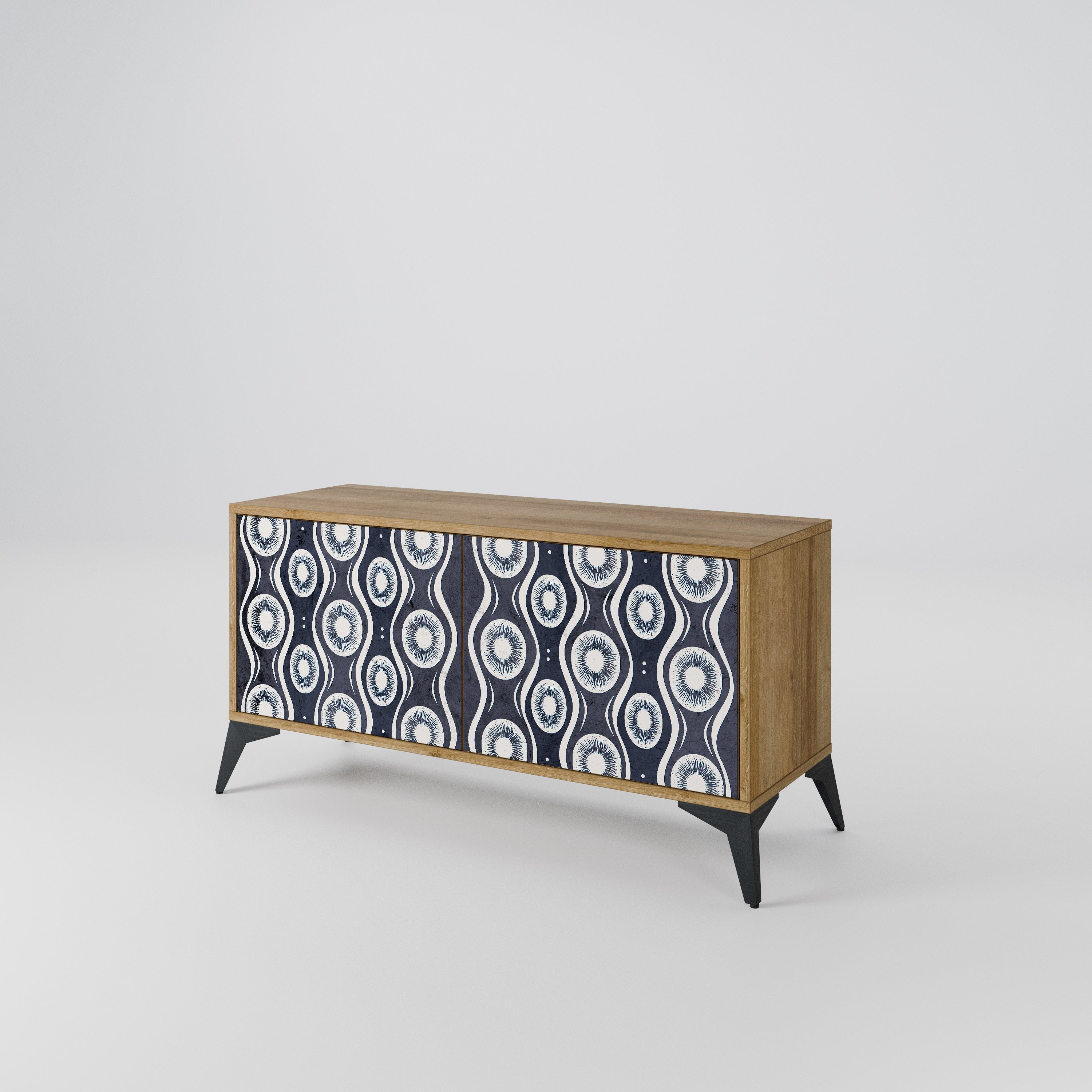 GRAPHITE EYES Compact 2-Door TV Cabinet