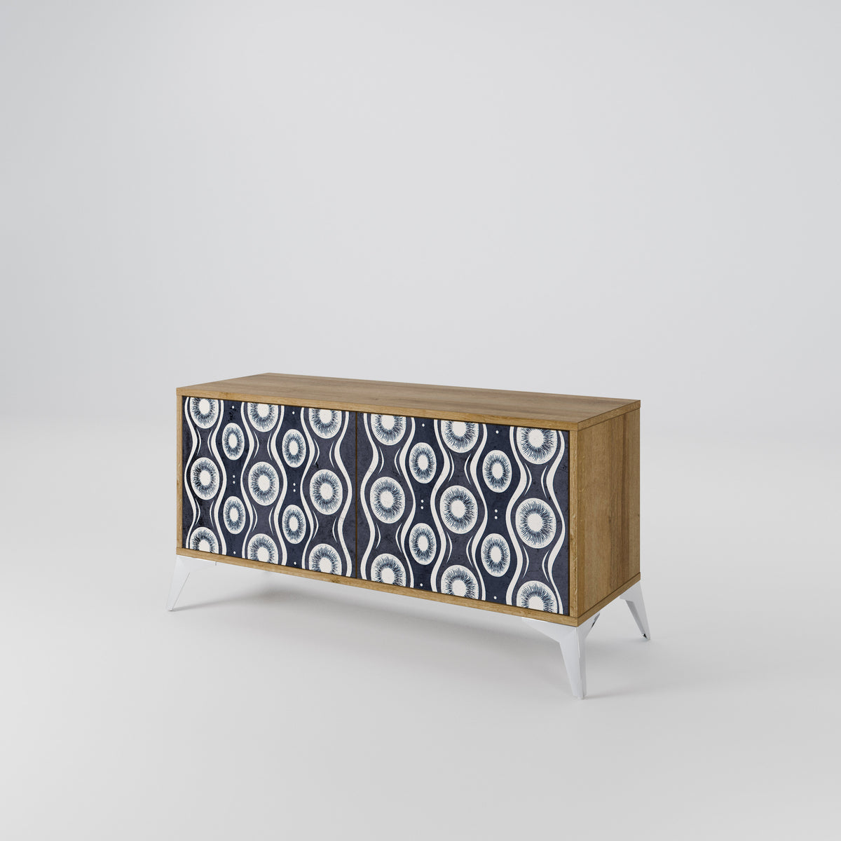 GRAPHITE EYES Compact 2-Door TV Cabinet
